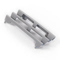 Mercedes-Benz W126 Lorinser Front Bumper Tow Hook Cover Grille Primed Lorinser 488 2038