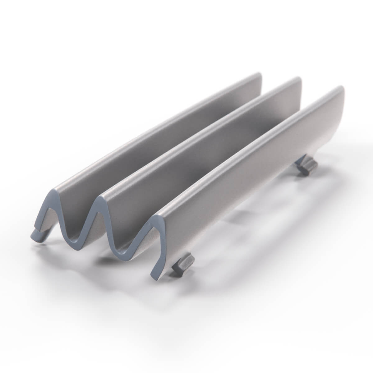 Mercedes-Benz W126 Lorinser Front Bumper Tow Hook Cover Grille Primed Lorinser 488 2038 — view 3