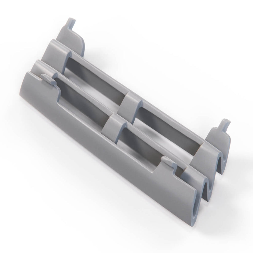 Mercedes-Benz W126 Lorinser Front Bumper Tow Hook Cover Grille Primed Lorinser 488 2038 — view 4