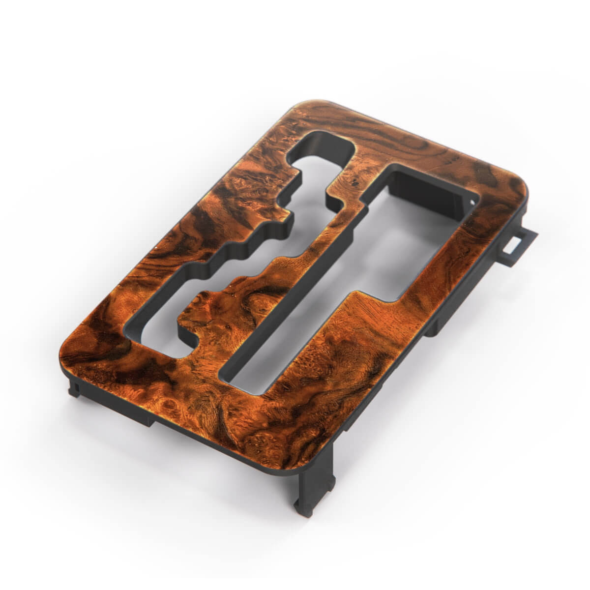 Mercedes-Benz W126 SE Sel SEC LHD Wooden Shifter Lever Trim Light Burl Walnut Dark Burl