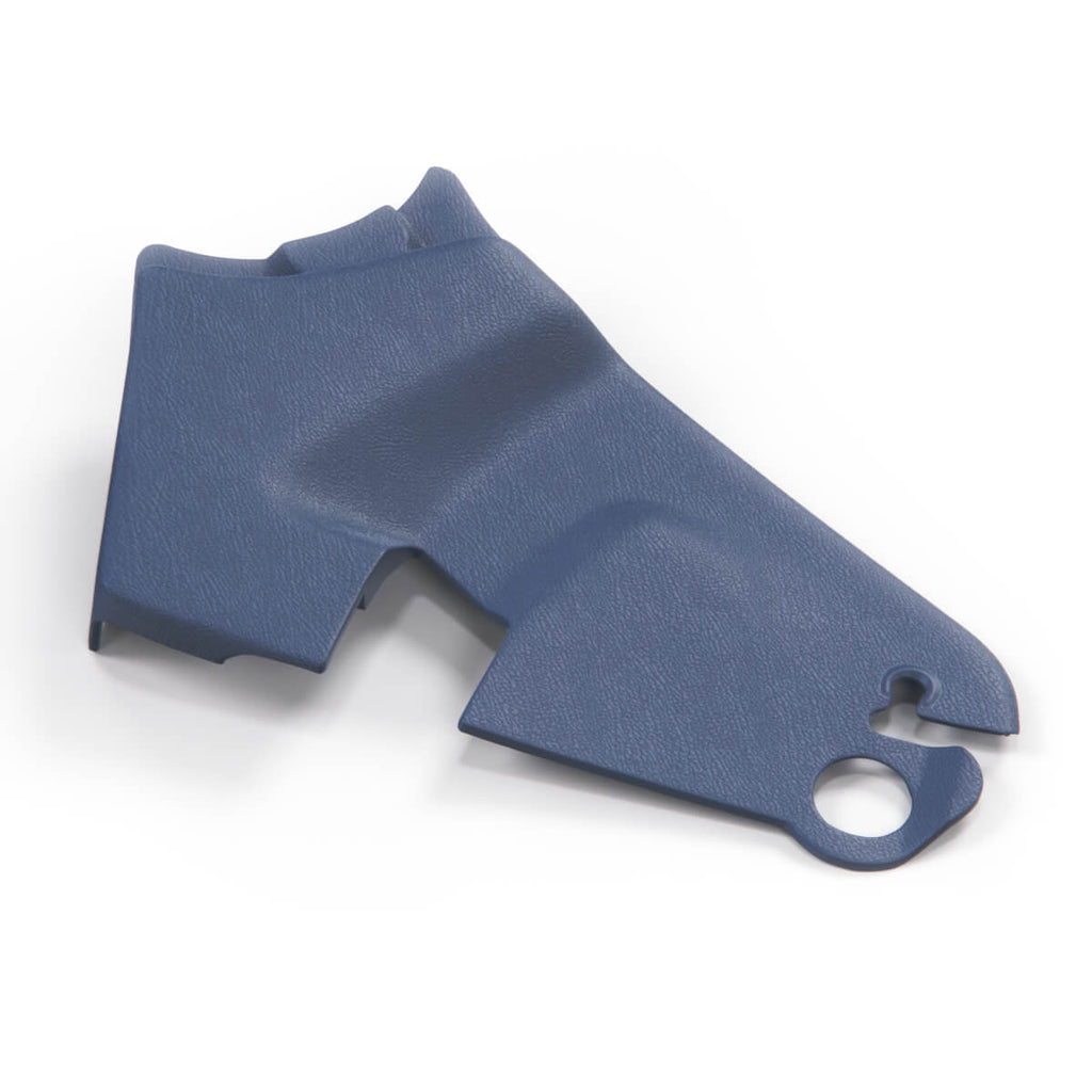 Mercedes-Benz W126 Usa Front Seat Recline Adjustment Inner Cover Trim All Colours Right — Left / Blau (Dark-Blue)