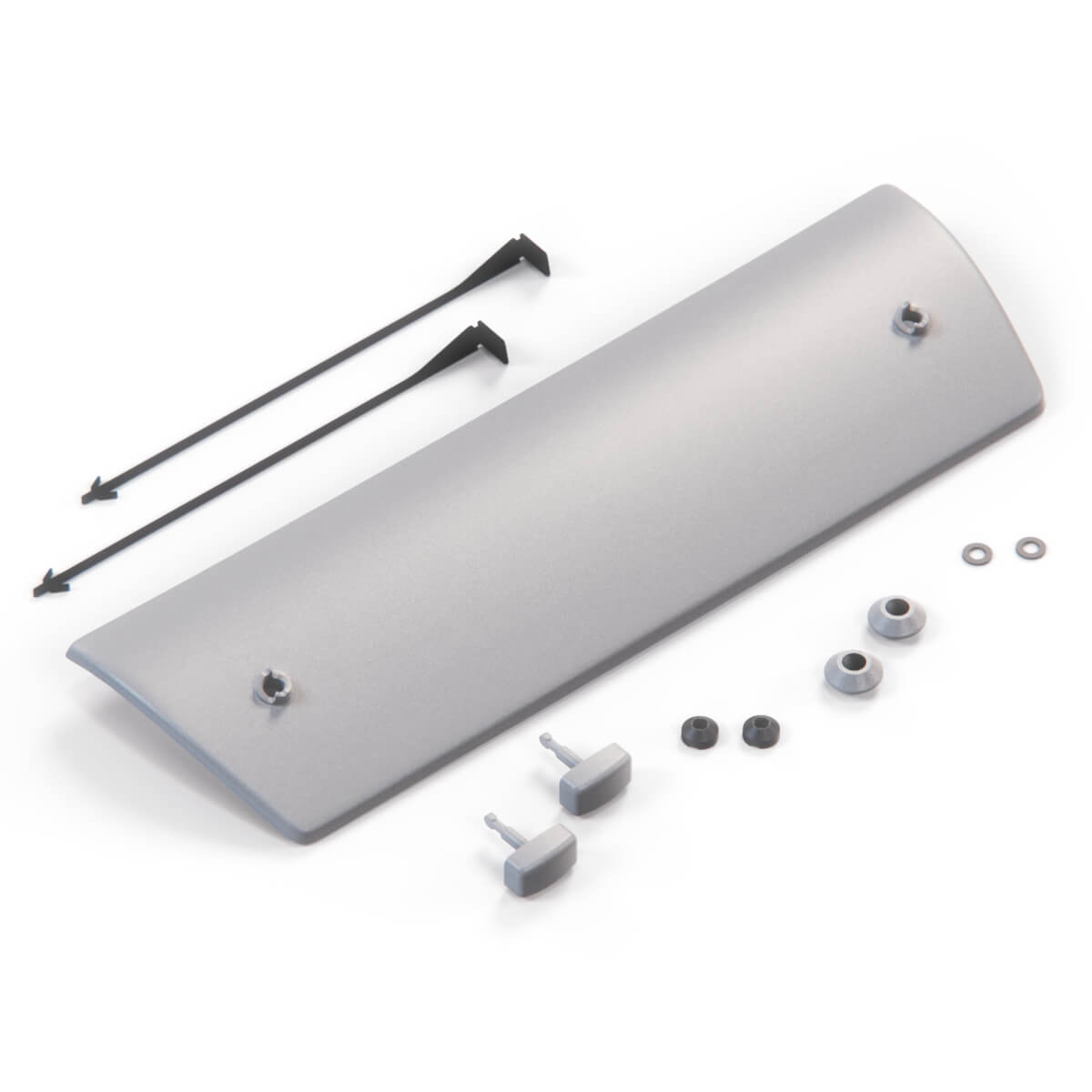 Mercedes-Benz W140 Rear Bumper Trailer Hitch Cover Trim Primed (A1408800024) — view 2
