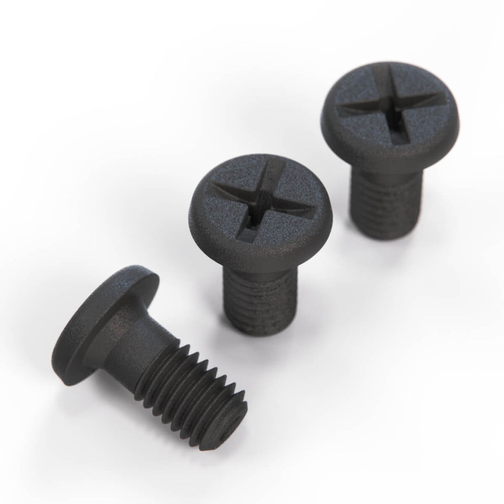 Mercedes-Benz W140 W201 Cosworth Spark Plug Cover Mounting Screw Set of 3 Black — view 2