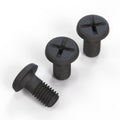 Mercedes-Benz W140 W201 Cosworth Spark Plug Cover Mounting Screw Set of 3 Black