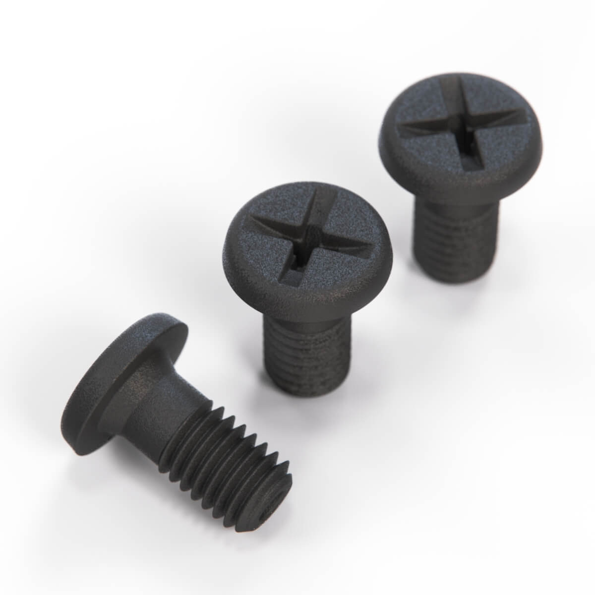 Mercedes-Benz W140 W201 Cosworth Spark Plug Cover Mounting Screw Set of 3 Black