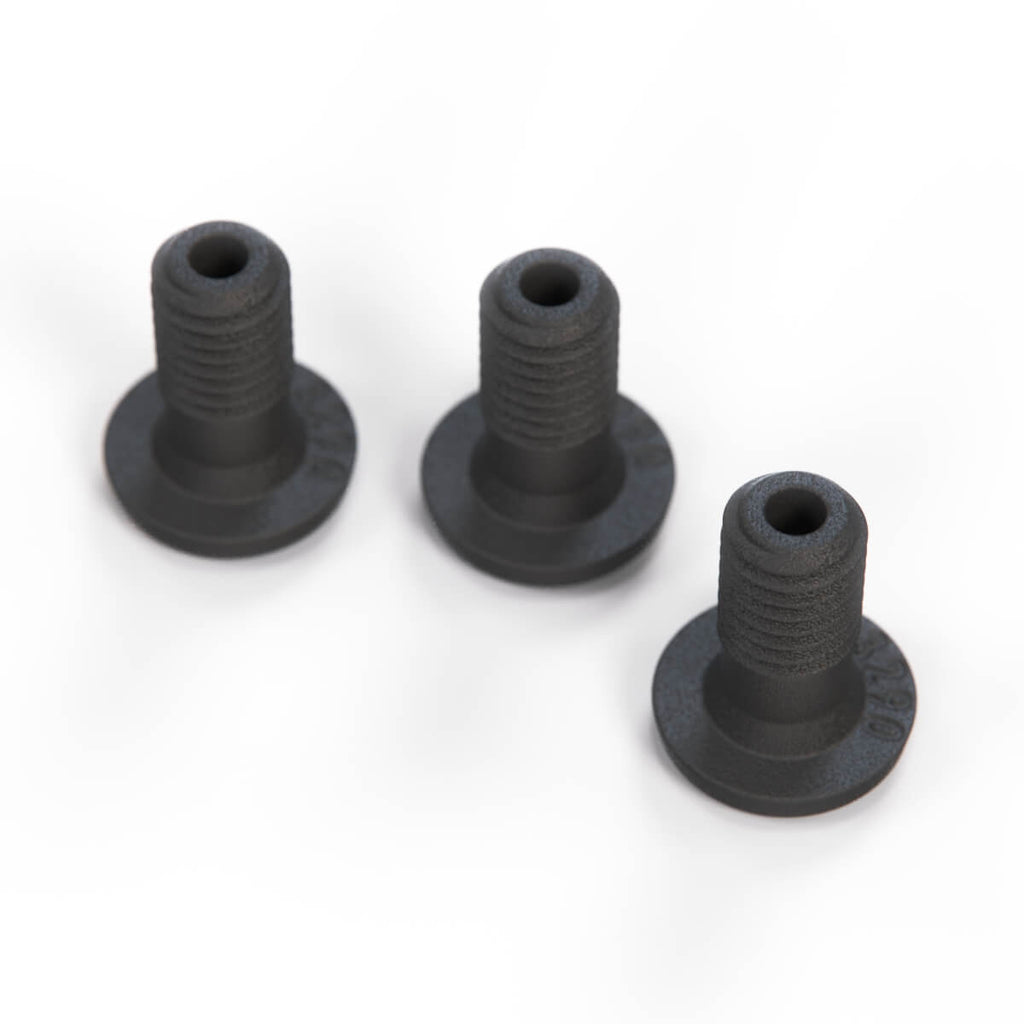 Mercedes-Benz W140 W201 Cosworth Spark Plug Cover Mounting Screw Set of 3 Black — view 4