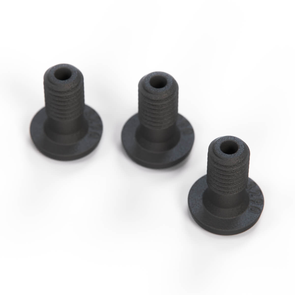 Mercedes-Benz W140 W201 Cosworth Spark Plug Cover Mounting Screw Set of 3 Black — view 4