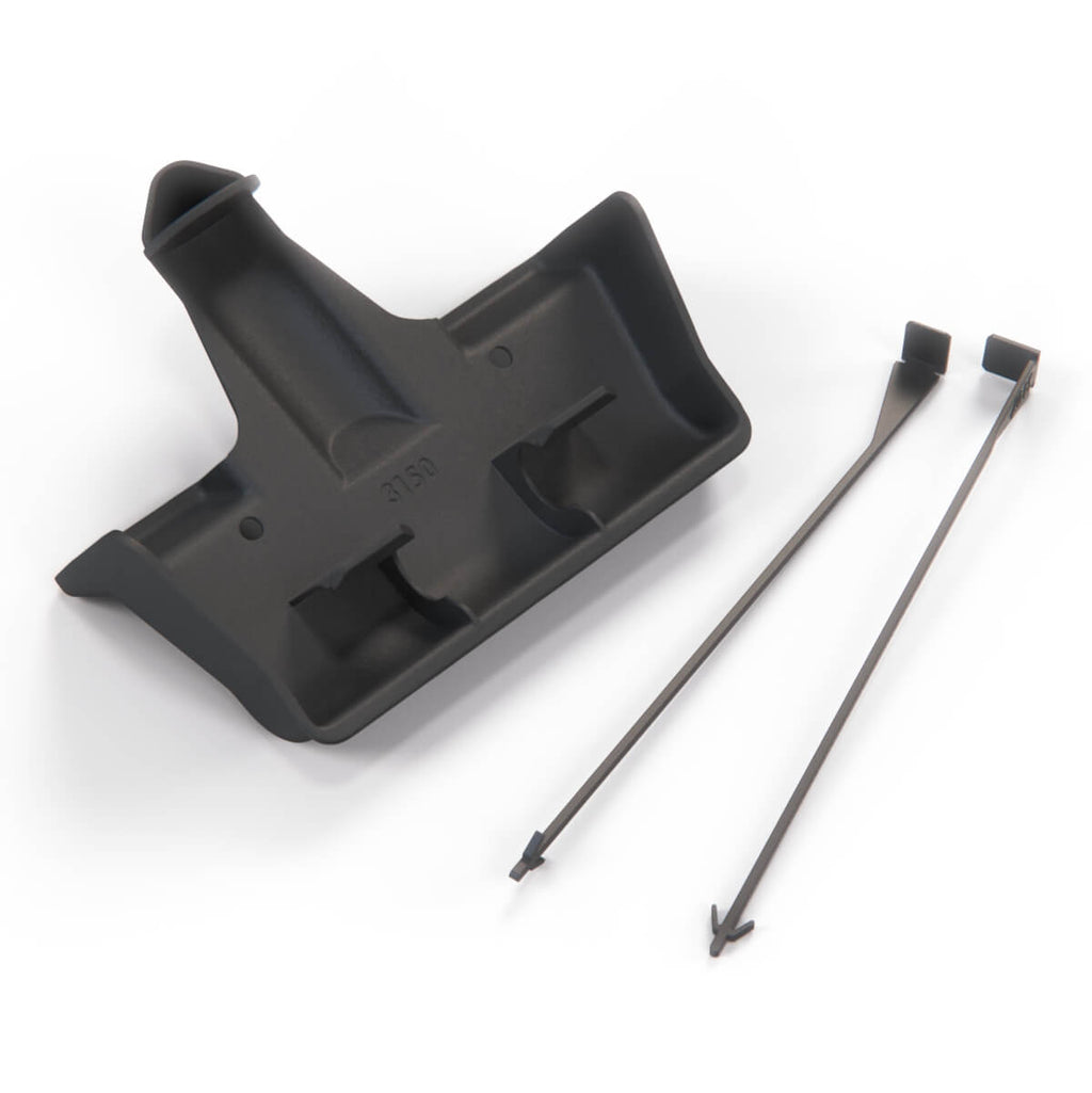 Mercedes-Benz W140 W202 Towbar Cover Bracket Black (A1403150183) — view 4