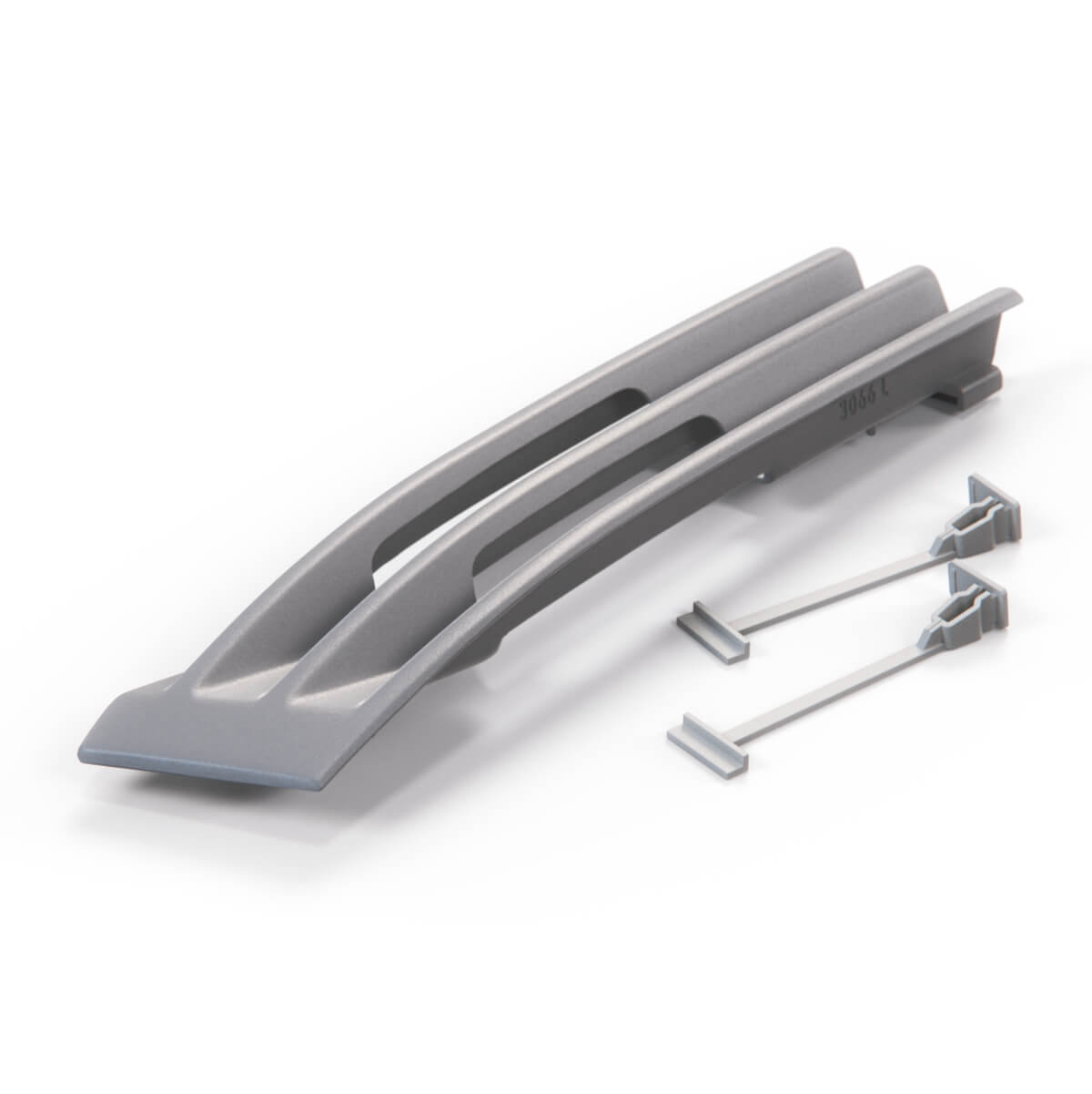 Mercedes-Benz W202 Front Bumper Tow Hook Cover Grille Primed Left or Right — view 2
