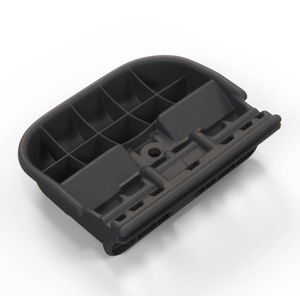 Mercedes-Benz W202 Front Seat Headrest Repair Frame Black 5013 0530 0001 (A2029707750) — view 2