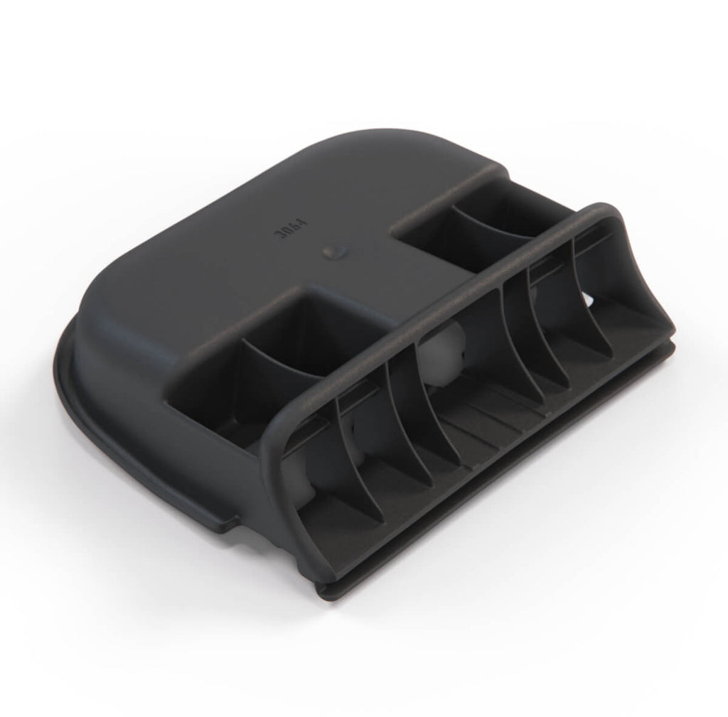 Mercedes-Benz W202 Front Seat Headrest Repair Frame Black 5013 0530 0001 (A2029707750) — view 4