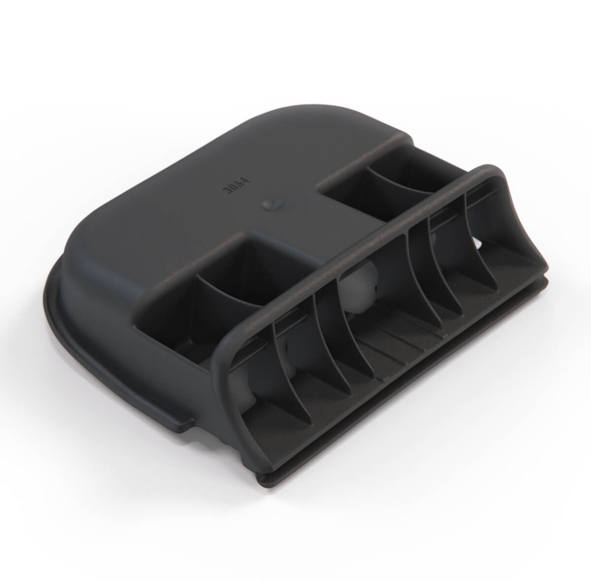 Mercedes-Benz W202 Front Seat Headrest Repair Frame Black 5013 0530 0001 (A2029707750) — view 4