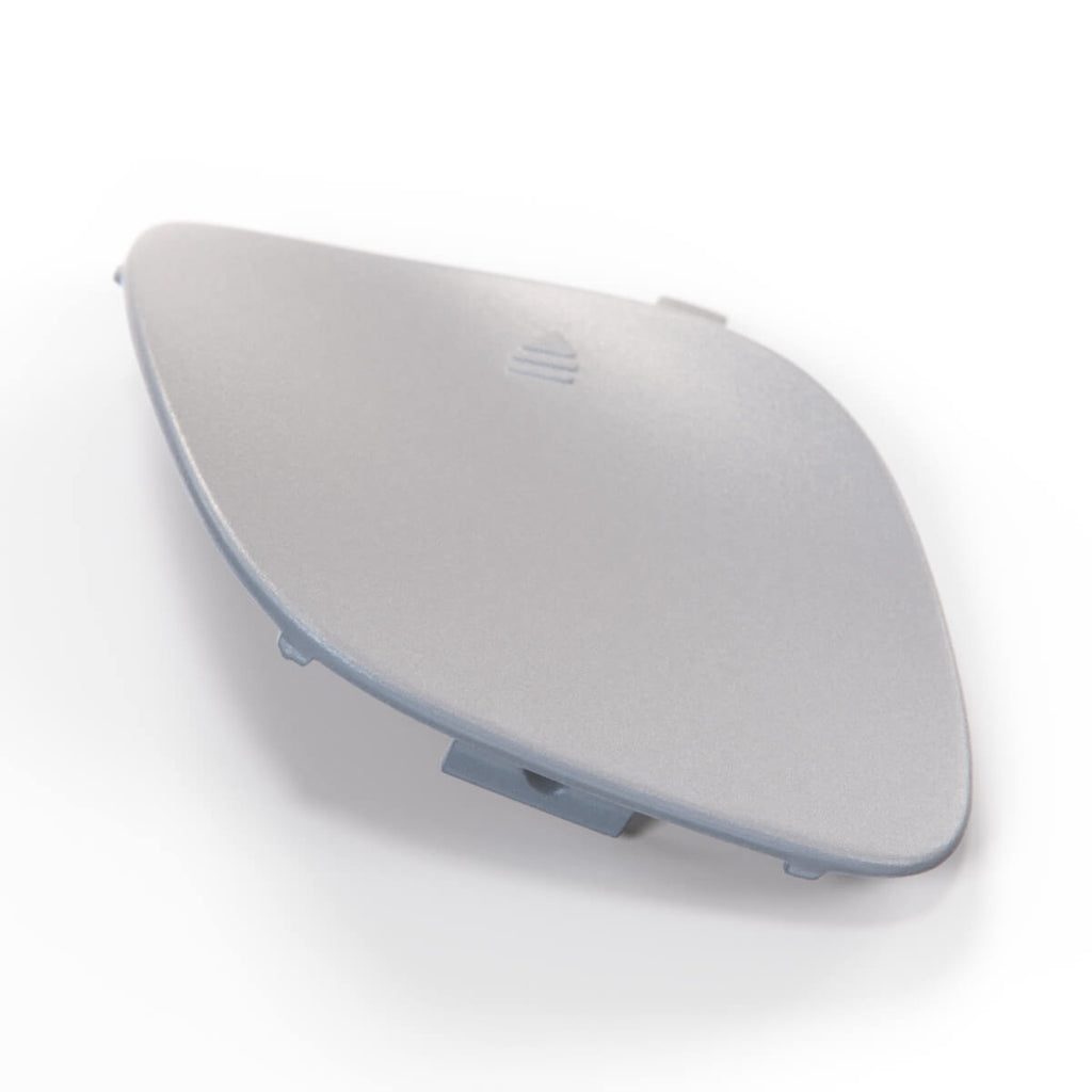 Mercedes-Benz W205 Facelift Front Bumper Tow Hook Cover Cap Primed (A2058850024) — view 3