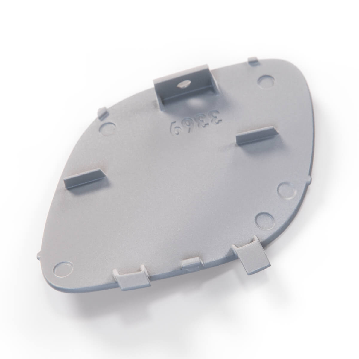 Mercedes-Benz W205 Facelift Front Bumper Tow Hook Cover Cap Primed (A2058850024) — view 4