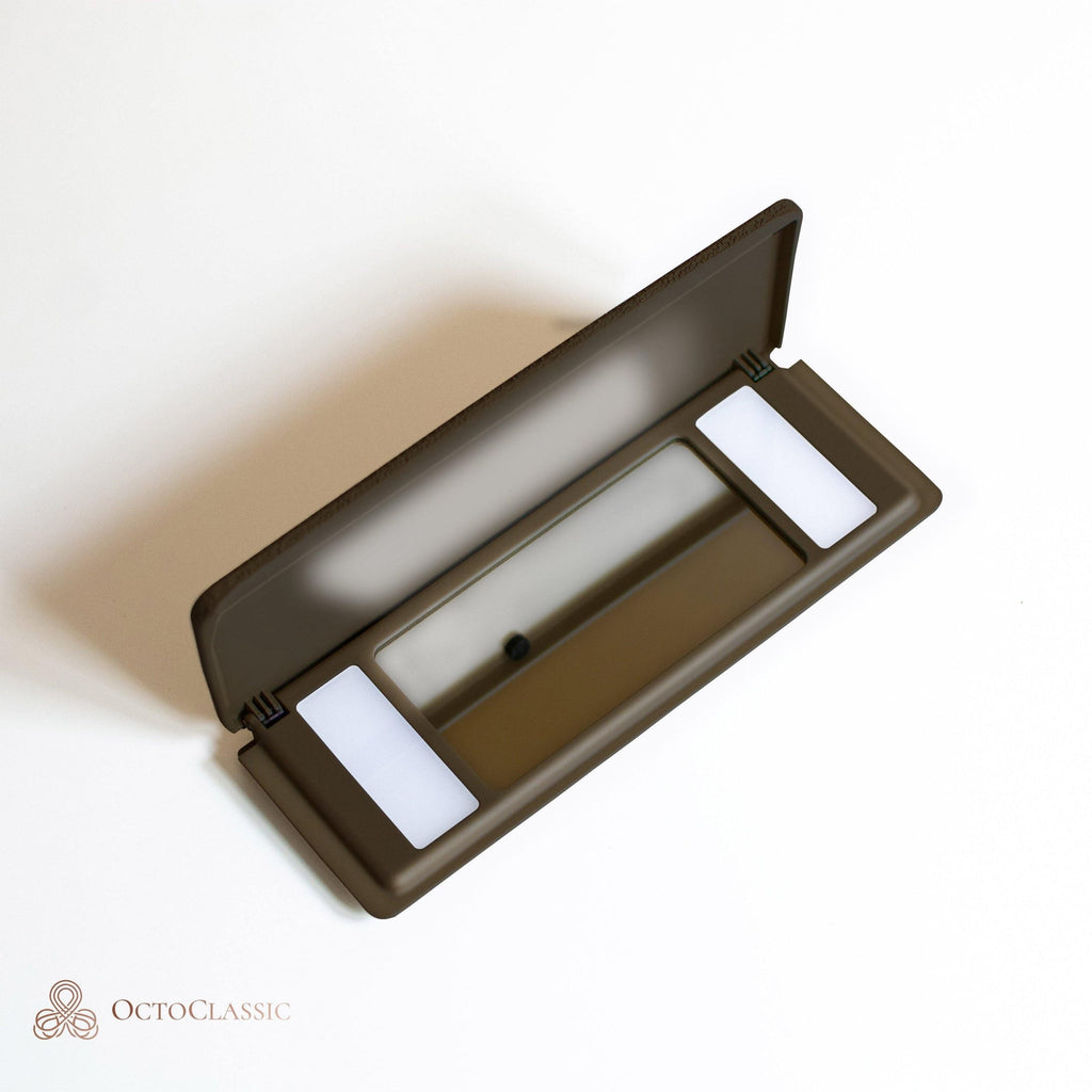 R129 A124 Make-up / vanity mirror (v3) - (Mercedes SL 1298102317) — view 6
