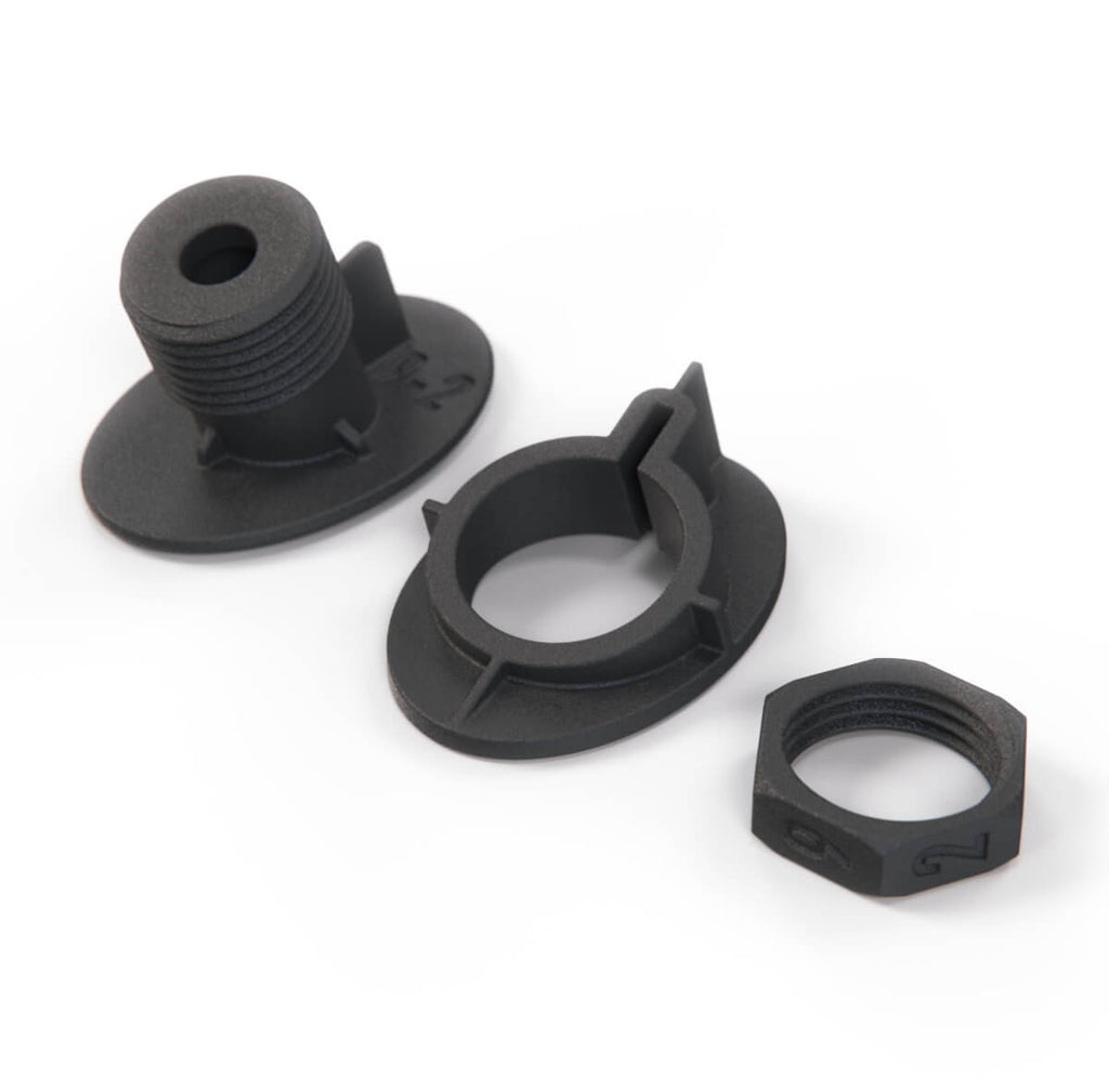 MINI R52 Cooper Convertible Windschott Bracket Full Set Black + — view 3