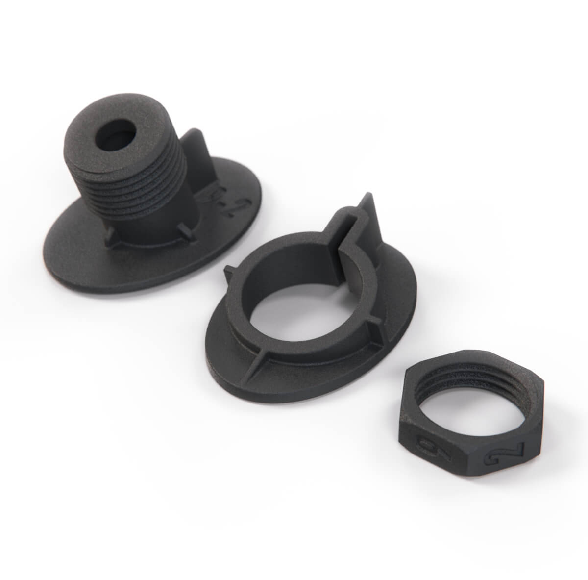 MINI R52 Cooper Convertible Windschott Bracket Full Set Black + — view 3