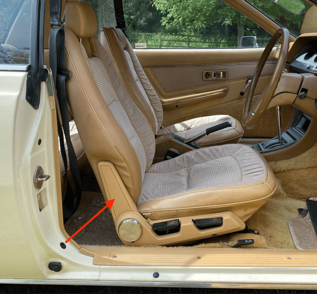 Mitsubishi Galant Lambda Sapporo Ii Front Seat Backrest Trim All Colours Left or Right — view 6