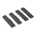 Mitsubishi Lancer X Roof Rack Mounts Cover Trim Set of 4 Black (7400A210 / 7400A157)