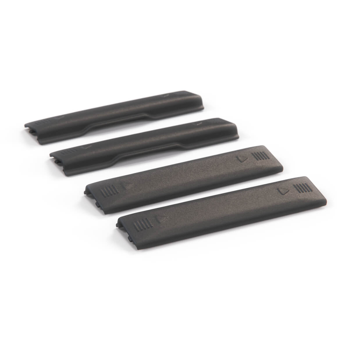 Mitsubishi Lancer X Roof Rack Mounts Cover Trim Set of 4 Black (7400A210 / 7400A157) — view 3