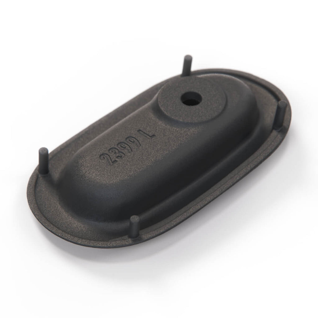 Nissan Z32 300ZX Convertible Storage Lid Finisher Gloss Black Left or Right — view 2