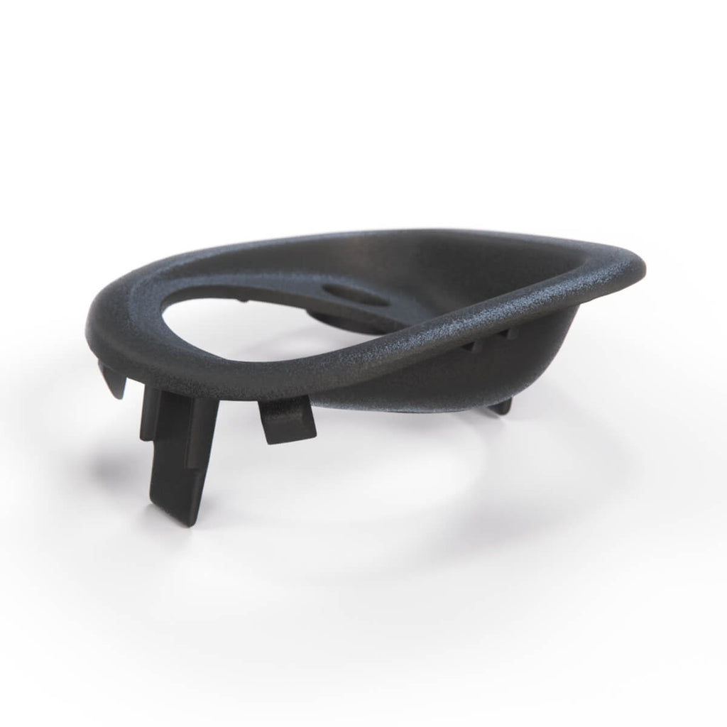 Nissan Z32 300ZX Ignition Lock Finisher Cover Trim Black (4847430P00) — view 4