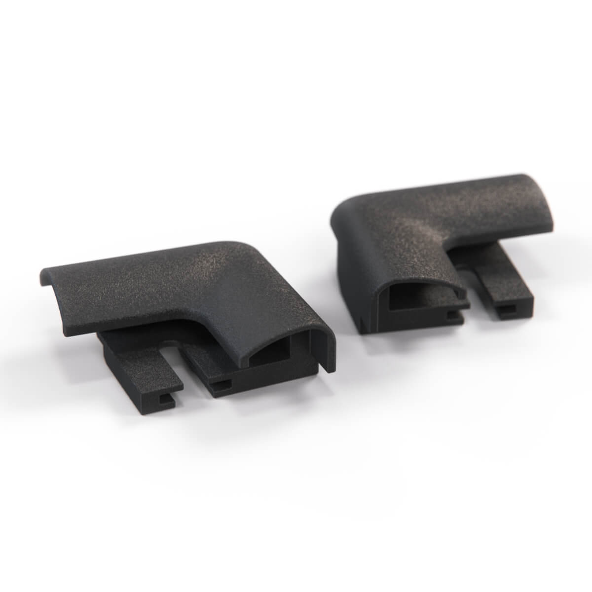 Nissan Z32 300ZX Trunk Window Corner Moulding Trim Black Left or Right — view 4