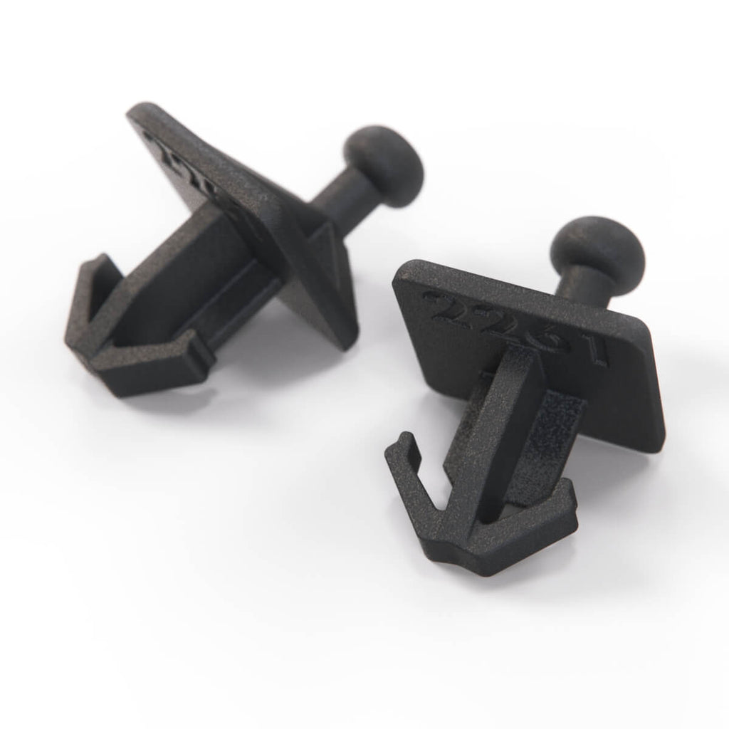 Nissan S12 200SX Silvia Gazelle 310 Parcel Shelf Strap Hook Set of 2 Black (79916M8200) — view 3