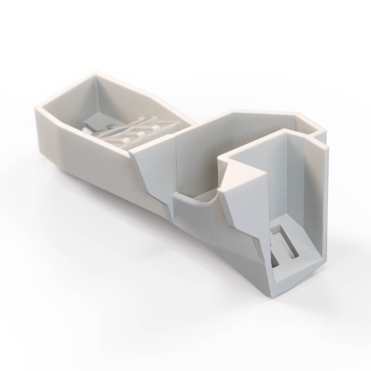 Nissan S15 Silvia Front Bumper Bracket White Left or Right (6222385F00 / 6222285F00) — view 2