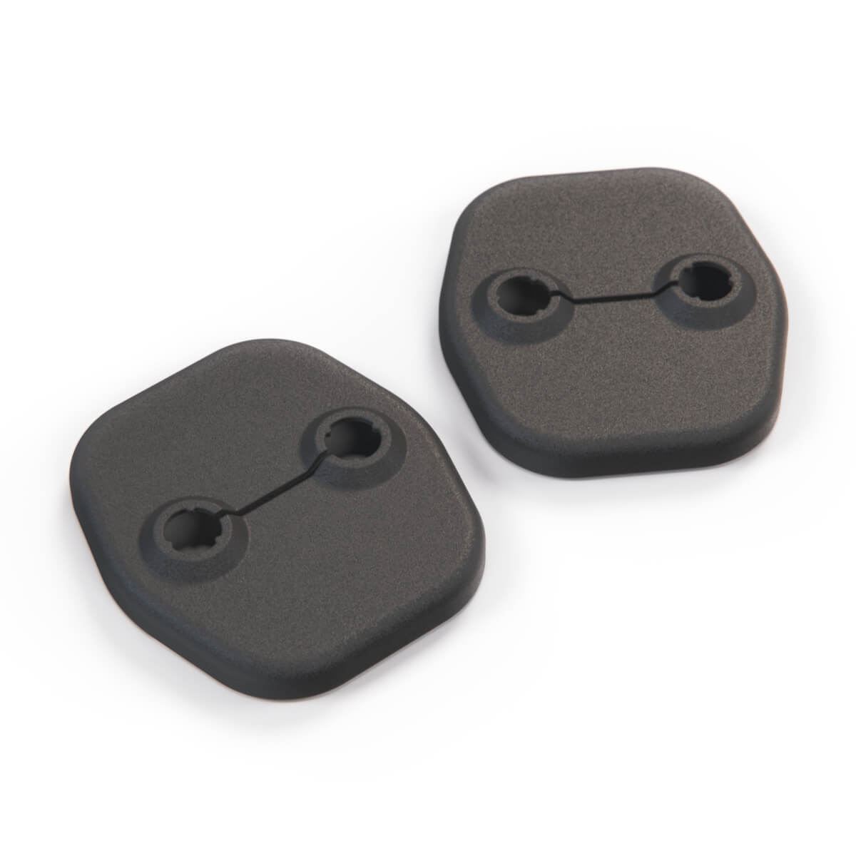 Nissan R32 R33 R34 Skyline 370Z Door Striker Cover Set of 2 Black (80572AA300) — view 2