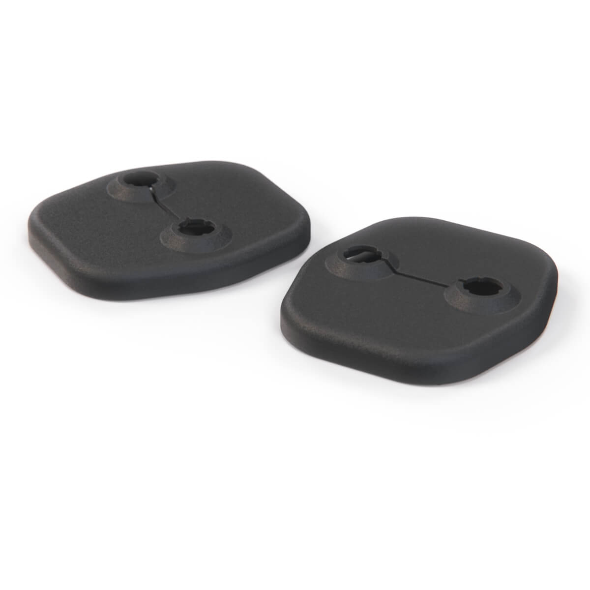 Nissan R32 R33 R34 Skyline 370Z Door Striker Cover Set of 2 Black (80572AA300) — view 3