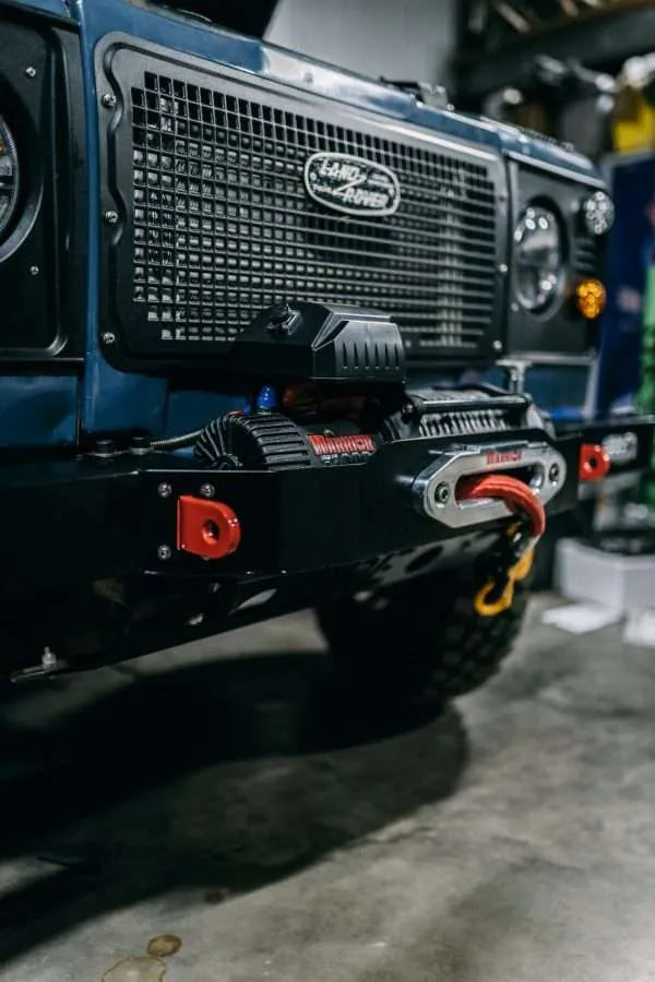 Land Rover Defender Winch Bumpers - Custom Built, Heavy-Duty with OREsome Powder Coating — view 2