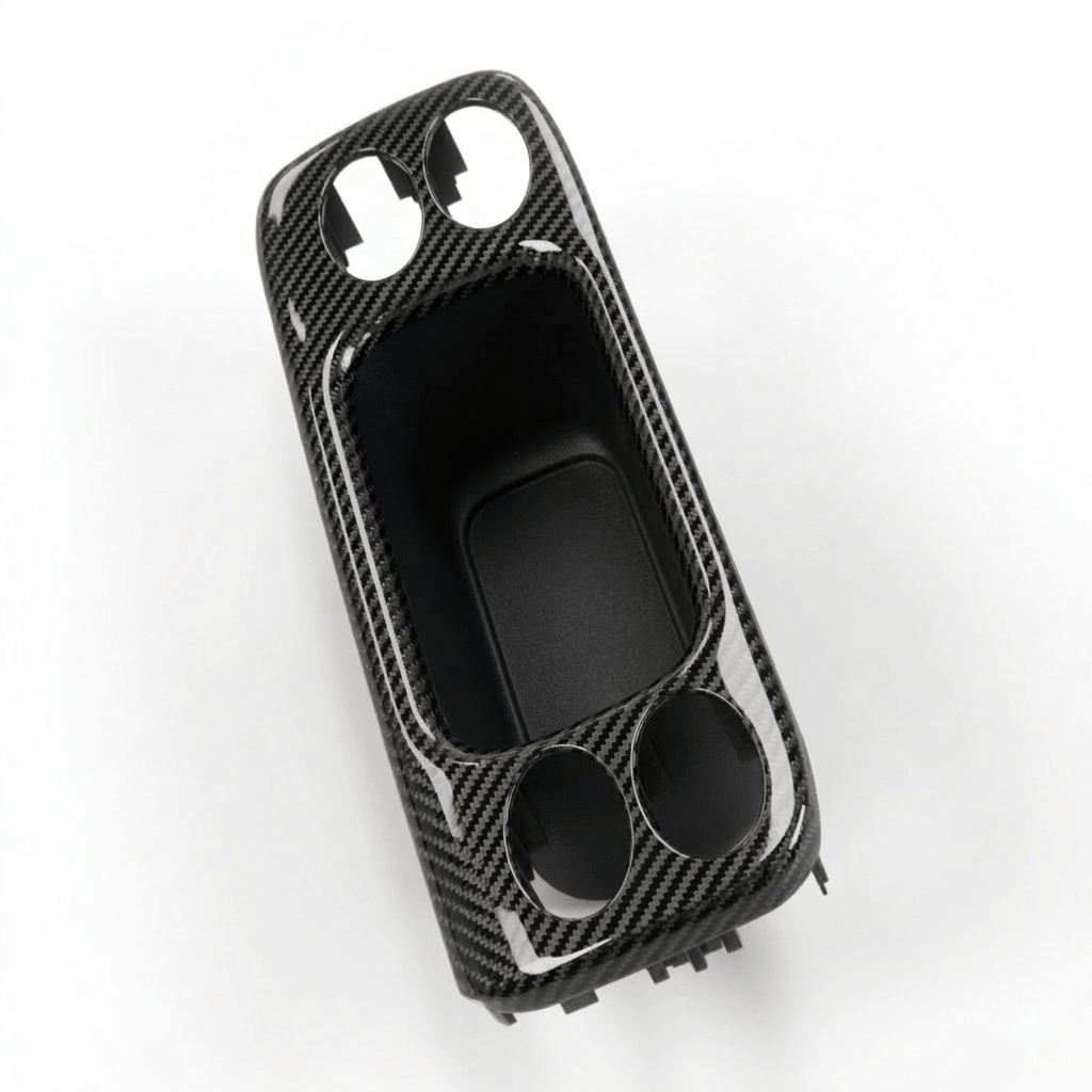 Porsche 911 996 986 Boxster Electric Window Control Switches Center Console Carbon Fibre — view 2