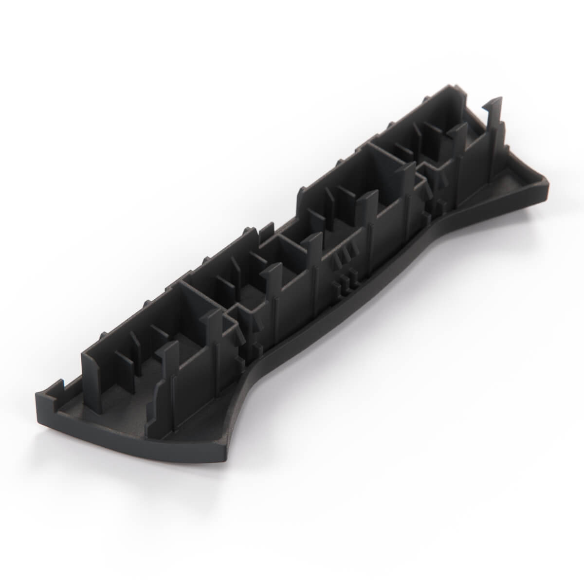 Porsche 911 996 Boxter 986 Batwing Center Console Lower Trim Black (99655233500) — view 4