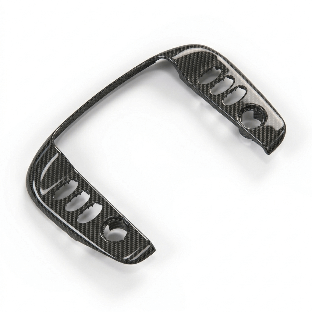 Porsche 911 996 Carbon Fibre Centre Console Surround Trim (99655223306) — view 2