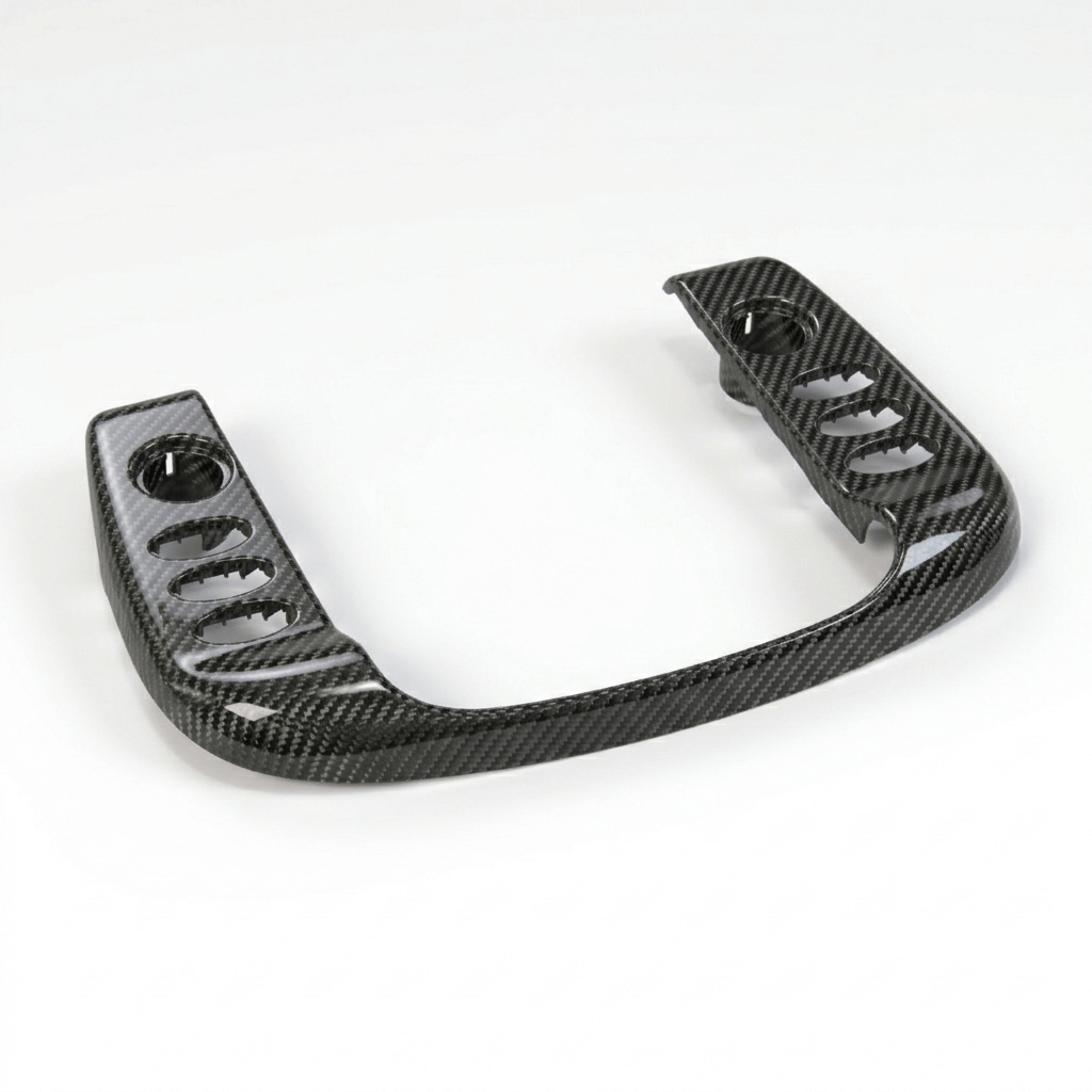 Porsche 911 996 Carbon Fibre Centre Console Surround Trim (99655223306) — view 3