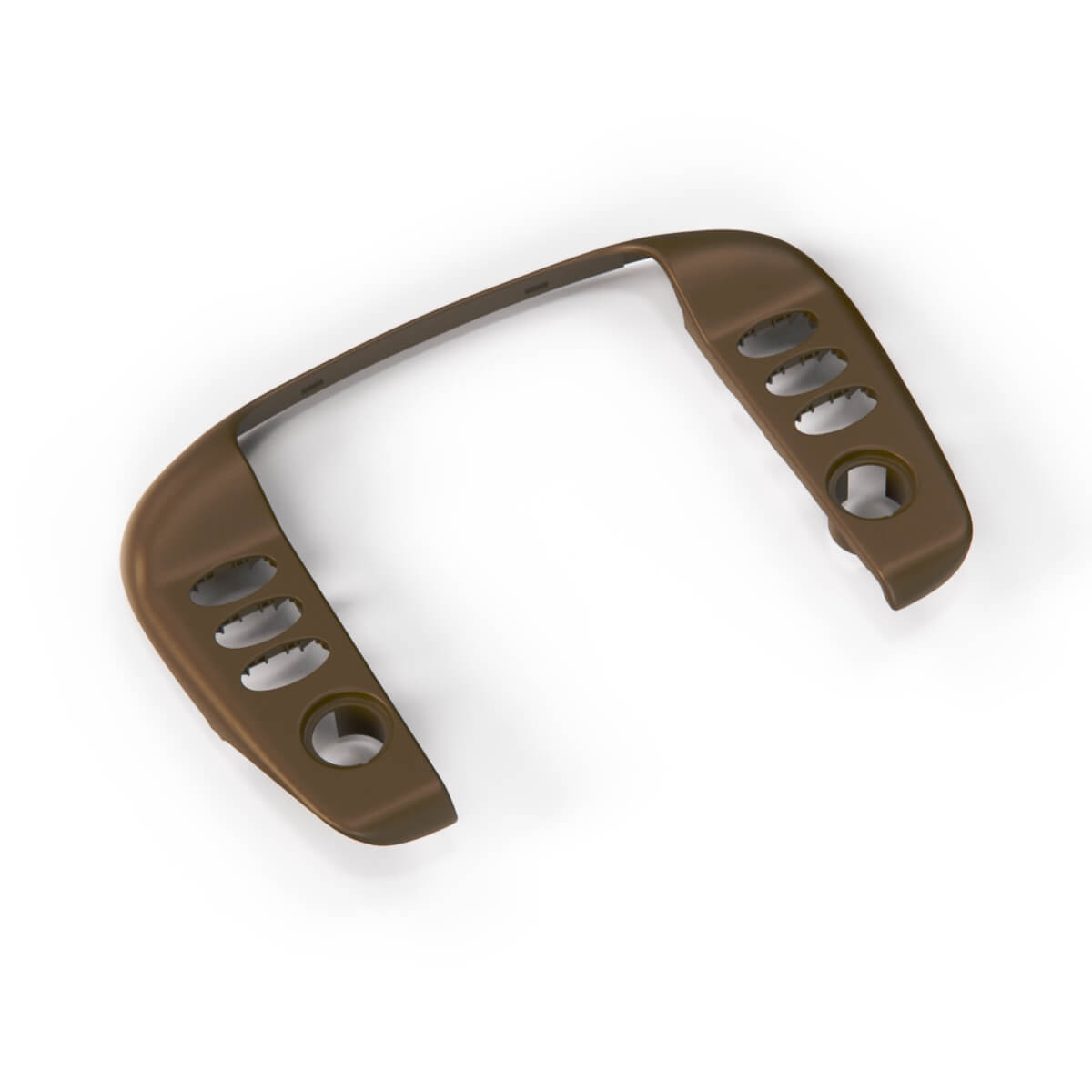 Porsche 911 996 Centre Console Surround Trim (99655223306) — Natural Brown (Porsche)