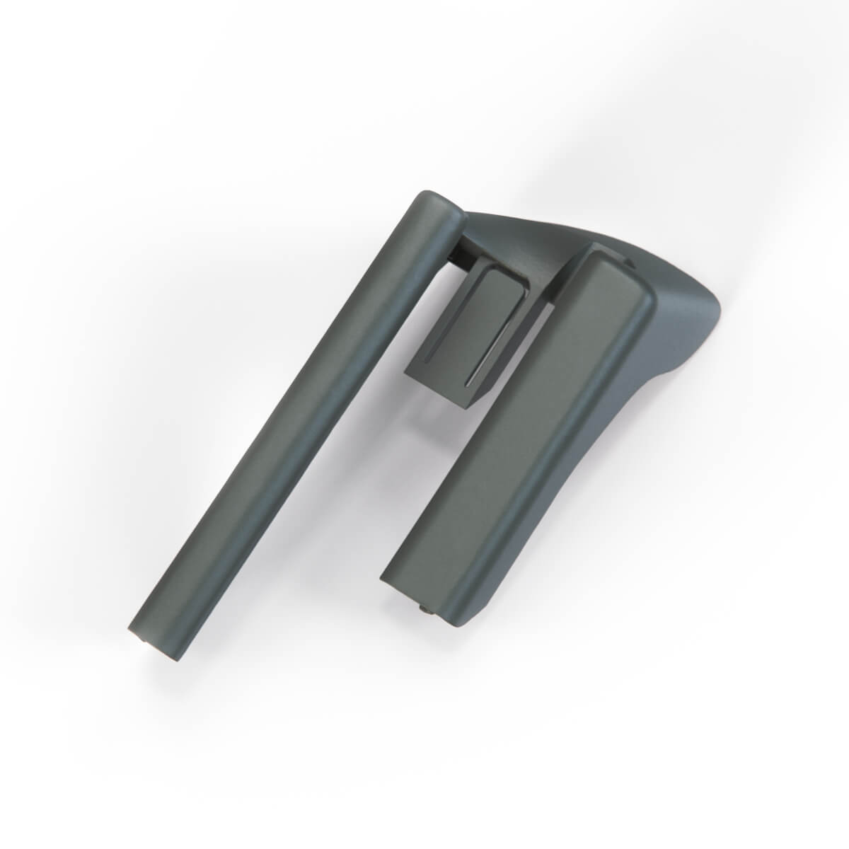 Porsche 911 997 987 Boxster Cayman Front Seat Rail Cover Trim Black Left or Right — Natural Dark Grey (Porsche)
