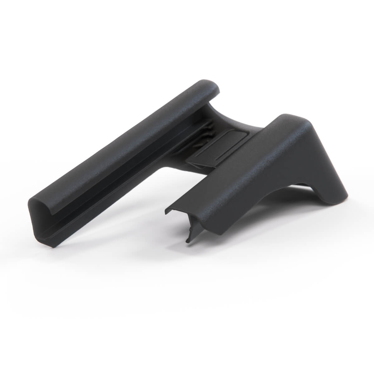 Porsche 911 997 987 Boxster Cayman Front Seat Rail Cover Trim Black Left or Right — view 2