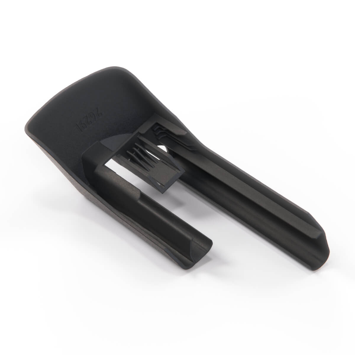 Porsche 911 997 987 Boxster Cayman Front Seat Rail Cover Trim Black Left or Right — view 3