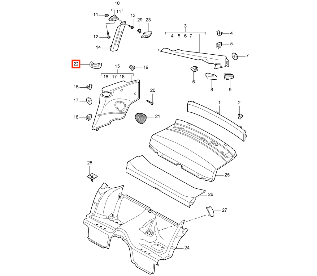 Porsche 911 997 Gt2 RS Front Seat Belt Trim All Colours Left or Right — view 7