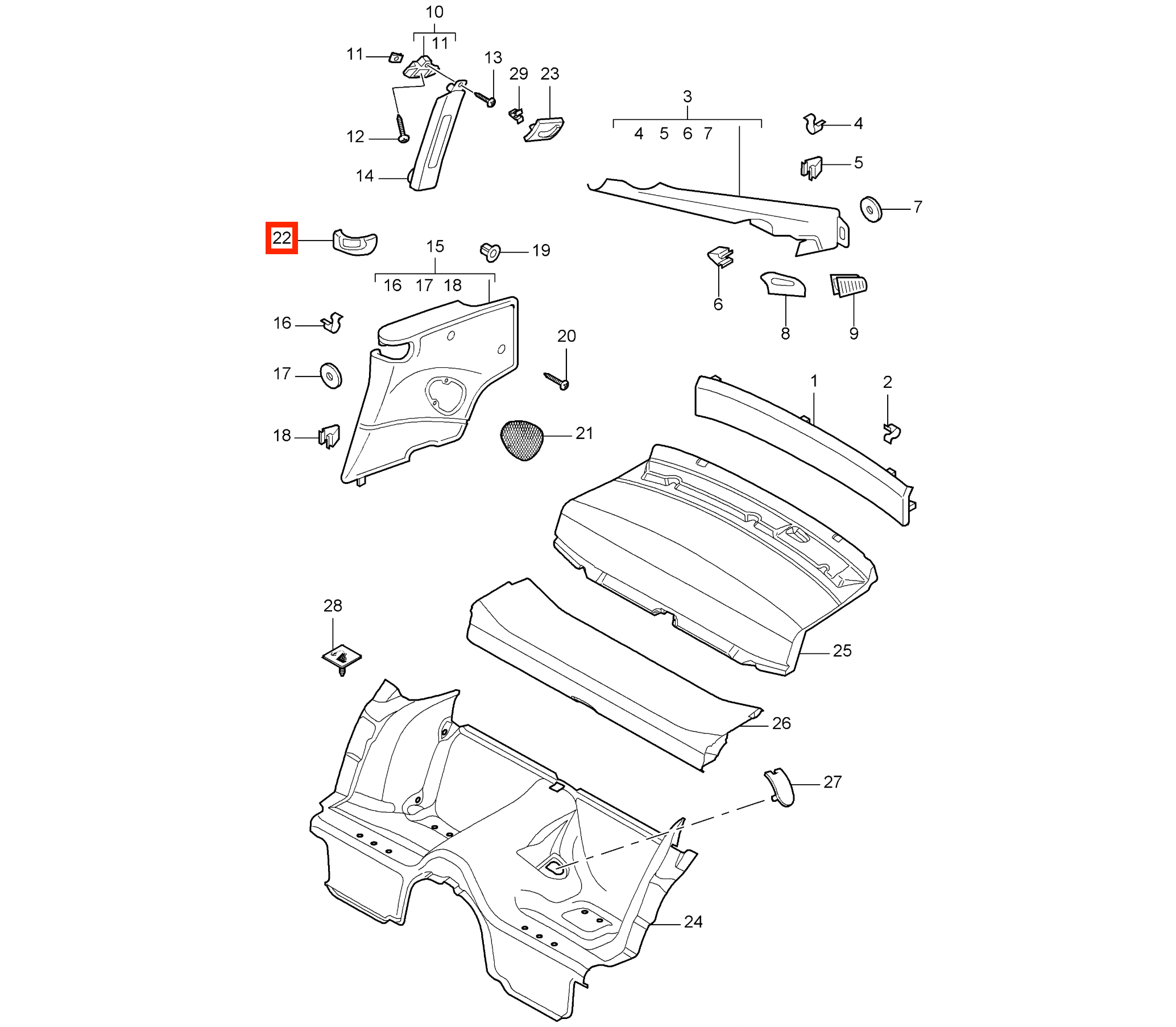 Porsche 911 997 Gt2 RS Front Seat Belt Trim All Colours Left or Right — view 7