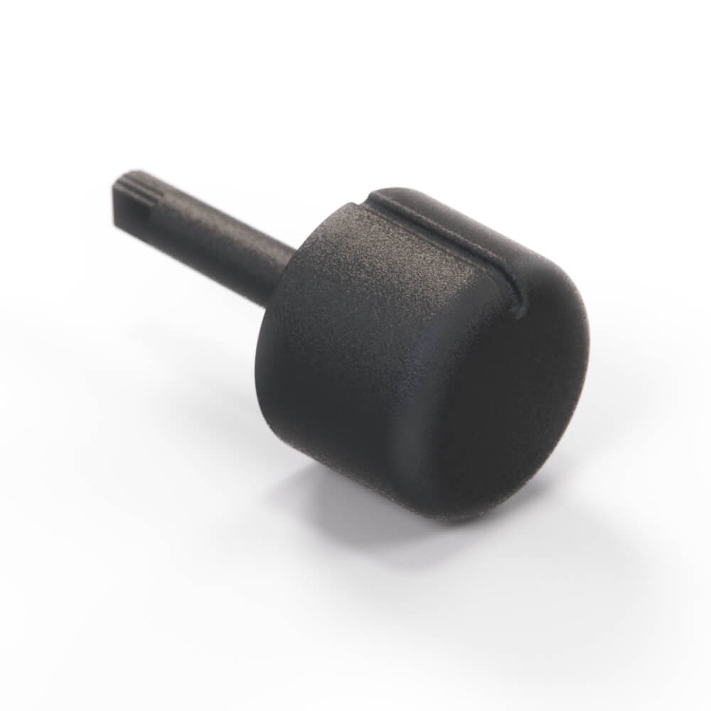 Porsche 924 944 Heater Control Switch Knob Black (94457234900)