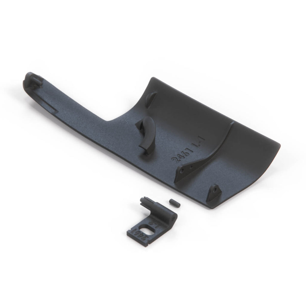 Porsche 986 Boxster Roof Flap Trim Repair Kit Set Black Left or Right — view 2