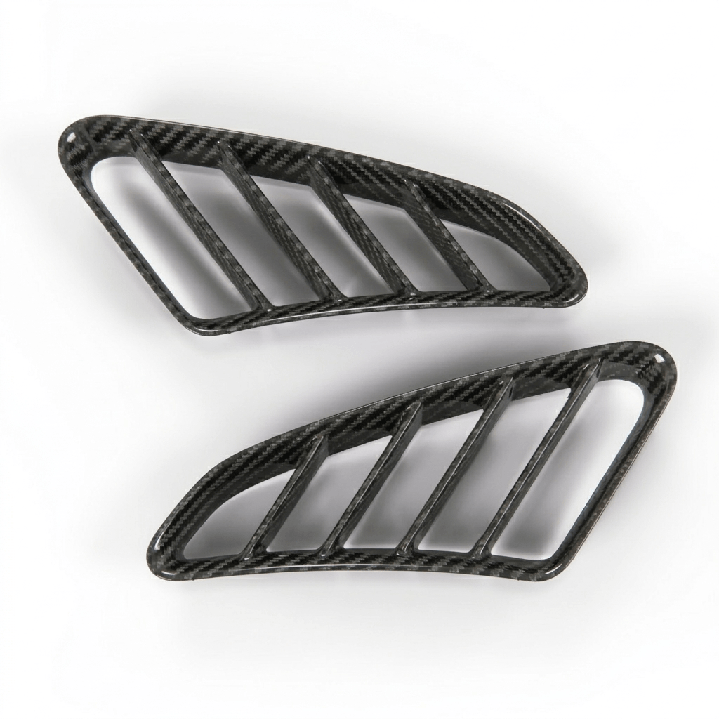 Porsche 987 Boxster Carbon Fibre Air Inlet Grille Set of 2 (98750456101 / 98750456201) — view 2