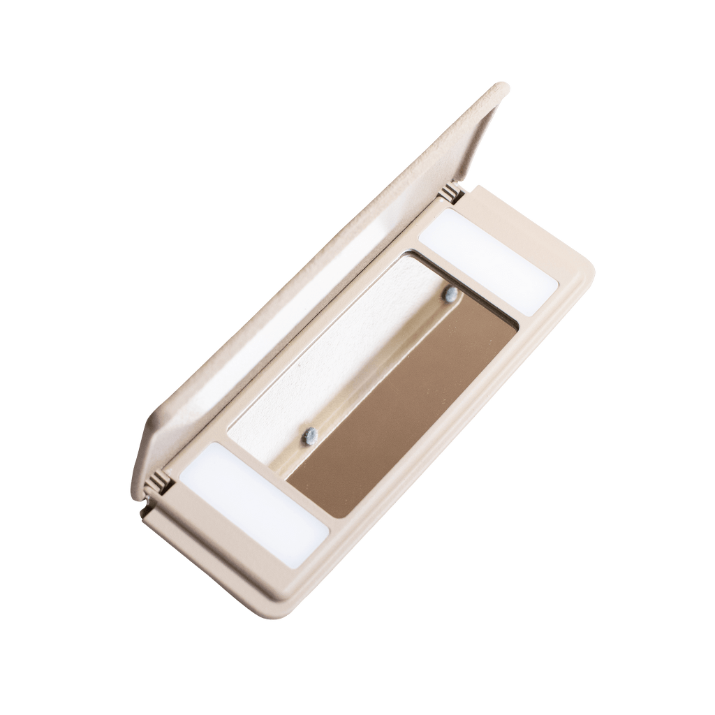 R129 A124 Make-up / vanity mirror (v3) - (Mercedes SL 1298102317)