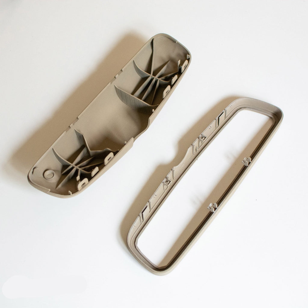Mercedes-Benz R129 A124 Rear-view Mirror Cover (Frame & Shell) - 1298110635 — view 2