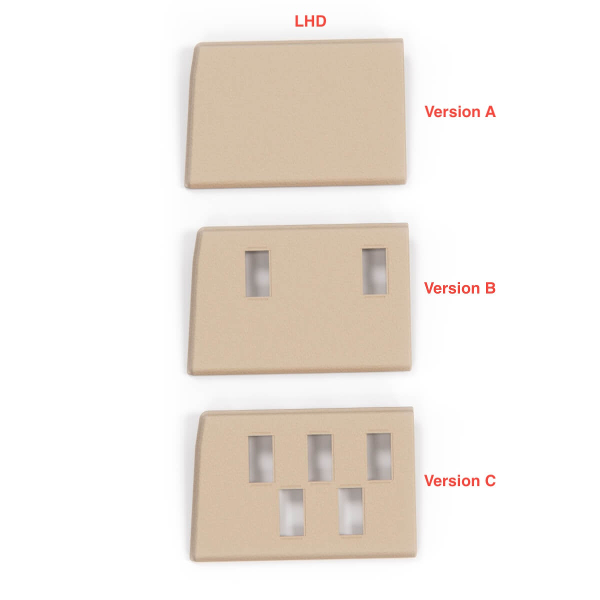 Range Rover Classic LHD Electric Window Switch Panel 3 Variants All Colours MUC9330 MXC1705RUN — view 2