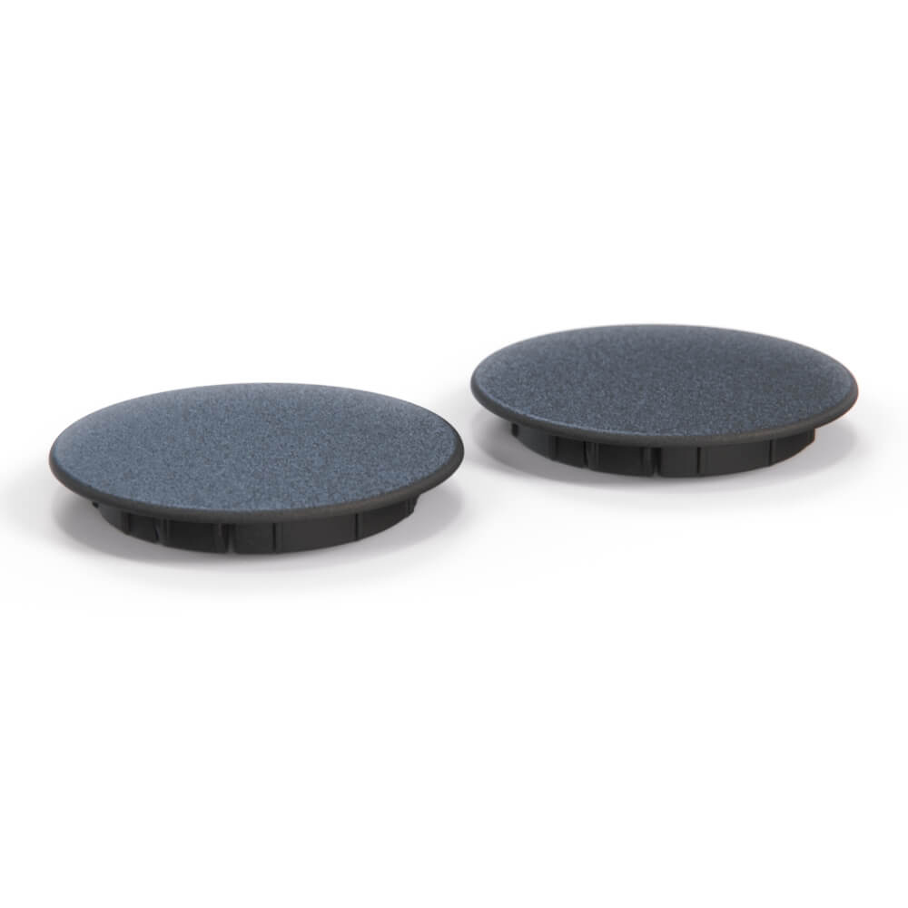 Land Rover P38 Range Rover Dashboard Side Cover Cap Set of 2 Black MXC9162 — view 4
