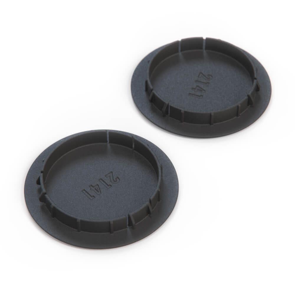 Land Rover P38 Range Rover Dashboard Side Cover Cap Set of 2 Black MXC9162 — view 3
